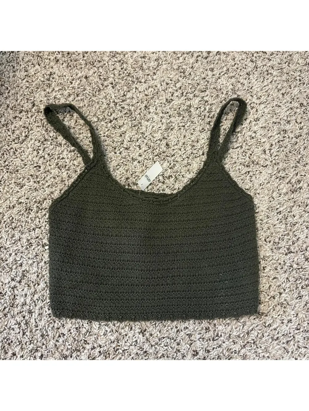 Bundle of 3 Crochet Knit Crop Tops – Aerie & Forever 21 – Size S - Picture 3 of 8